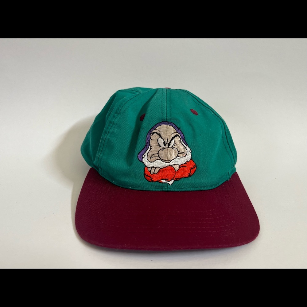 •90’s Grumpy Snow White and the Seven Dwarfs Promotional Hat•